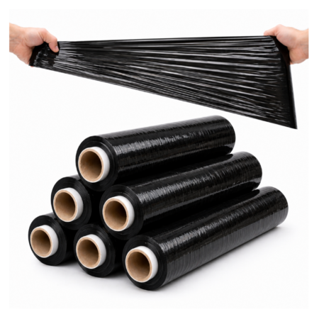 Folia Stretch 2.5kg netto czarna 50cm 6szt.