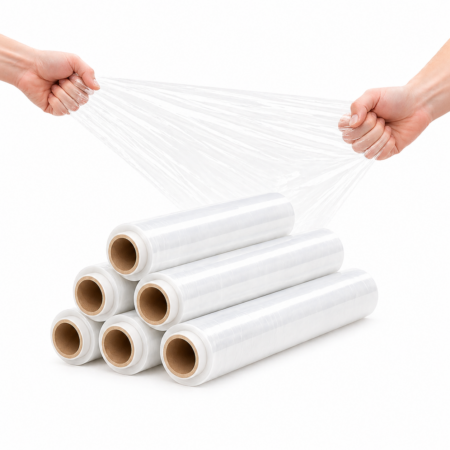 Folia stretch 1,2kg netto transparent 50cm 6szt.