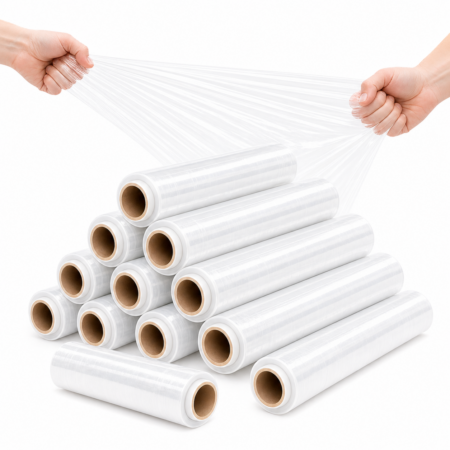 Folia stretch 1,2kg netto transparent 50cm 12szt.